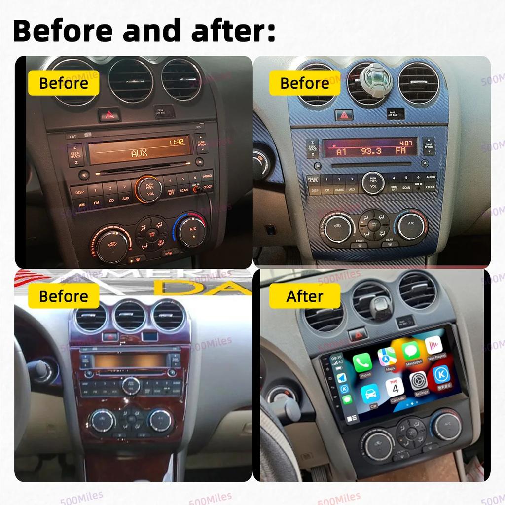 Android Car Radio For Nissan Teana Altima 2008-2012 2 Din WIFI GPS FM Navigation Car Stereo Multimedia Player Head Unit Audio