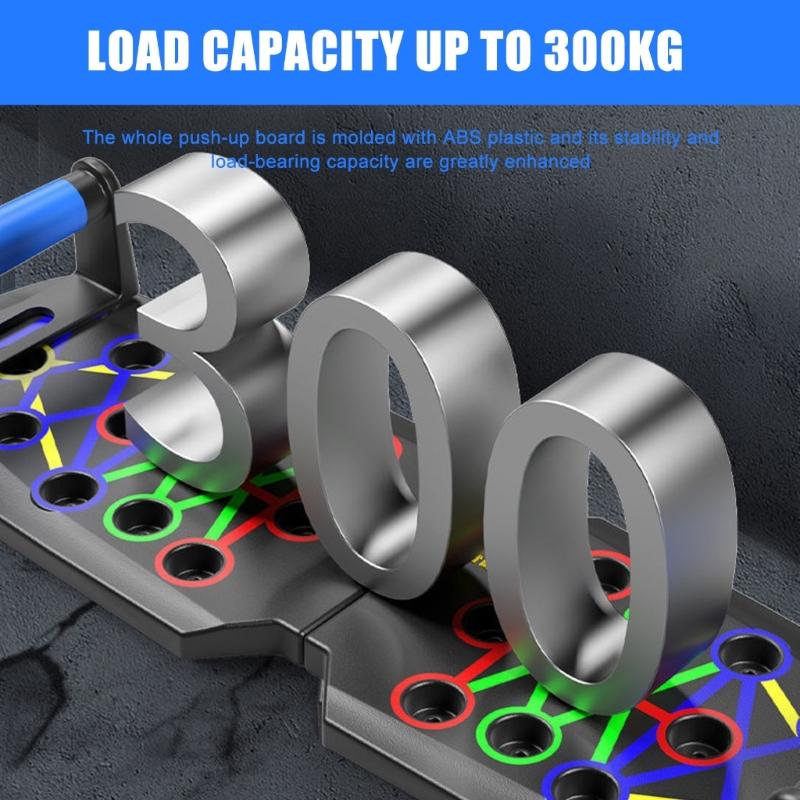 Push Up Boards Multifunctional Foldable Fitness Workout Push up Tool Pushup Stands Exercise Board Muscle Board for Home