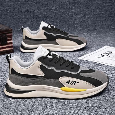 Męskie buty płócienne wiosna i lato oddychające 2025 nowe casualowe buty na grubej podeszwie sportowe do biegania wszechstronne tata wygodne wszechstronne