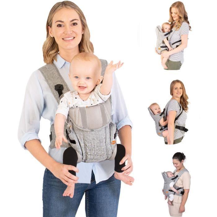 Dreambaby Porte-bébé ajustable 3-1 Oxford pour les nouveau-nés et les enfants jusqu'a 15kg - Convient a toutes les tailles