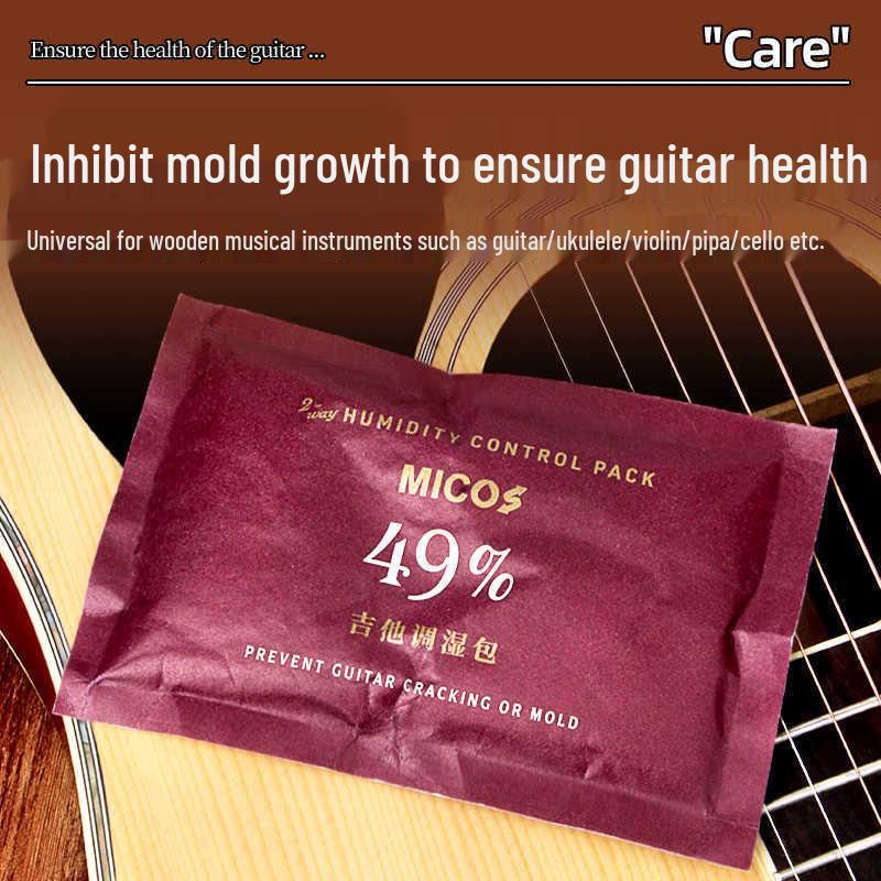 Automatic Humidifier Set for Classical Folk Wooden Guitars - Two-Way Humidity Control for Instrument Maintenance