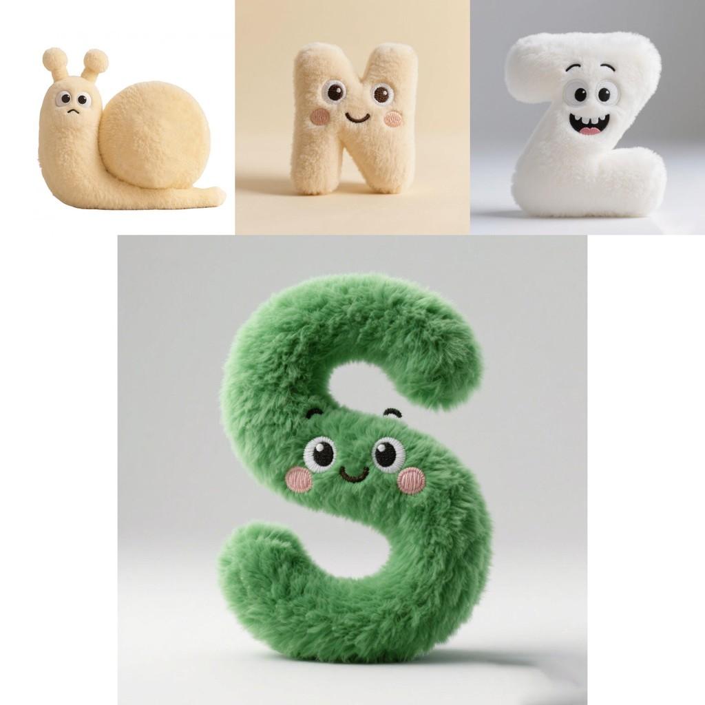Alphabet Lore Soft Letter Figures A To Z Learning Toy Plush For Children