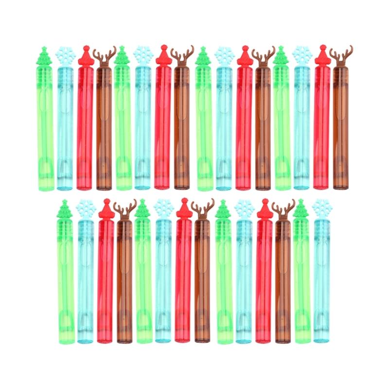Kids Friendly Christmas Bubble Stick Toy Multi Use Bubble Wand For Outdoor Indoor Play Safe Material No Liquid Included