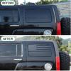 American Flag Vinyl Rear Side Window Decals Compatible with Hummer H3 2005-2009,Window Decals Precut Stickers Exterior Accessories(Black)
