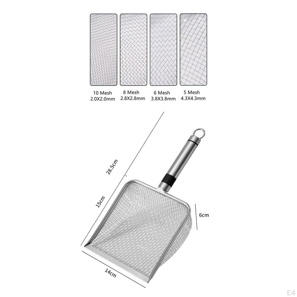 Cat Sand Sieve with Handle Substrate Scoop Pet Up Kitty