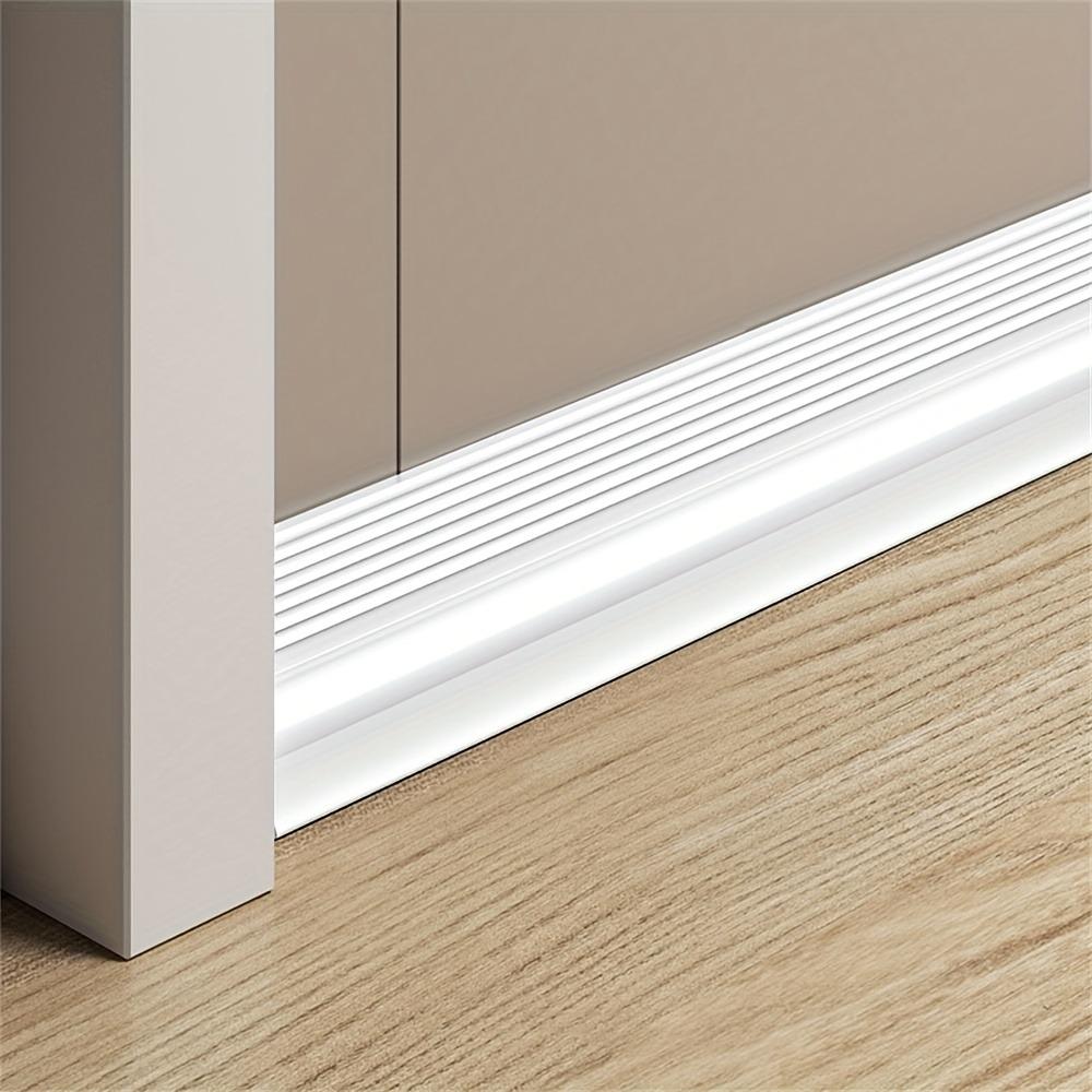 1M Door Bottom Sealing Strip TPE Flexible Cuttable Easy Installation Sliding Window Weather Stripping Triple Soundproof Strip