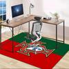 1pc Football Team Design Area Rug - Non-Slip, Soft & Cozy Floor Mat for Living Room, Bedroom, Office - Indoor/Outdoor Decorative Carpet