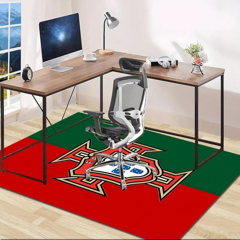 1pc Football Team Design Area Rug - Non-Slip, Soft & Cozy Floor Mat for Living Room, Bedroom, Office - Indoor/Outdoor Decorative Carpet
