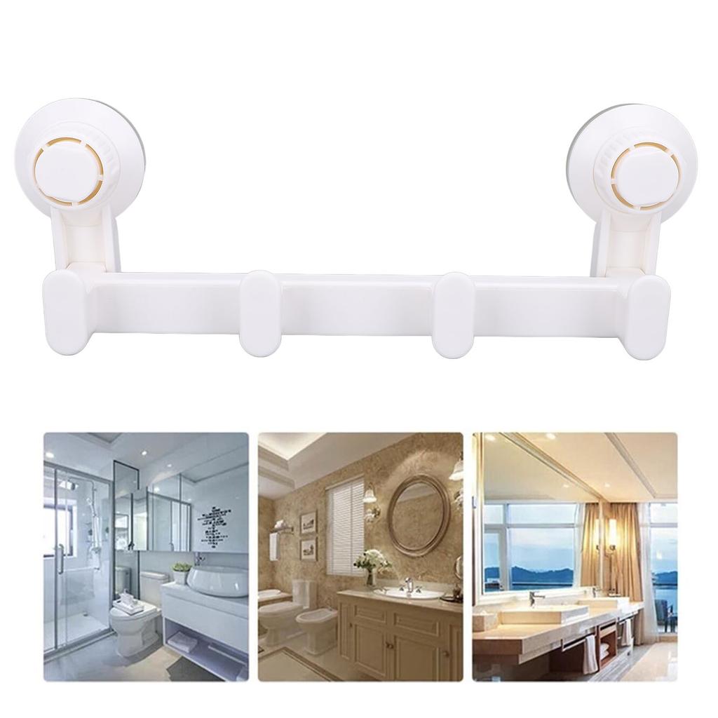Vacuum Suction Cups and Row Hooks 5kg Wall Mounted Suction Hanger No Drilling Wall Hooks for Bathroo