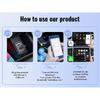 XUDA 2025 New Mini 2-in-1 Wireless CarPlay Adapter, Wired To Wireless CarPlay and Android Auto Smart Box, Stable Transmission