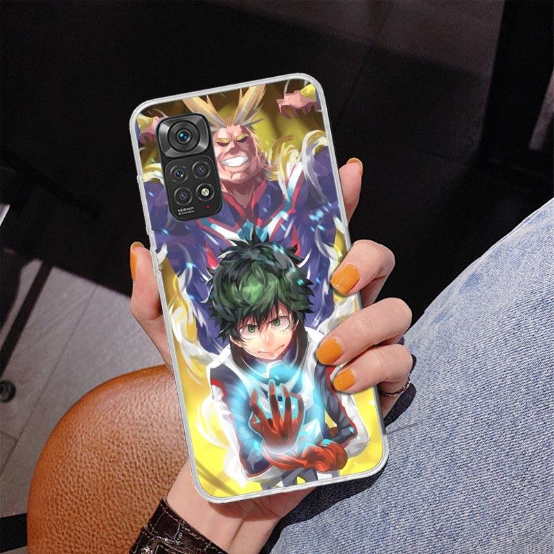 My Hero Izuku Deku Phone Case For Xiaomi Redmi Note 15 14 13 12S 12 11 Pro Plus 14S 11S 11E 10 10S 11T 5G Personalized Cover Red