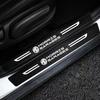 4Pcs Car Door Sill Protector Plate Threshold Stickers for Morris Garage MG Logo MG3 MG5 MG6 MG7 ZS GS GT TF ZR MG 3 5 6 7 EZS ES