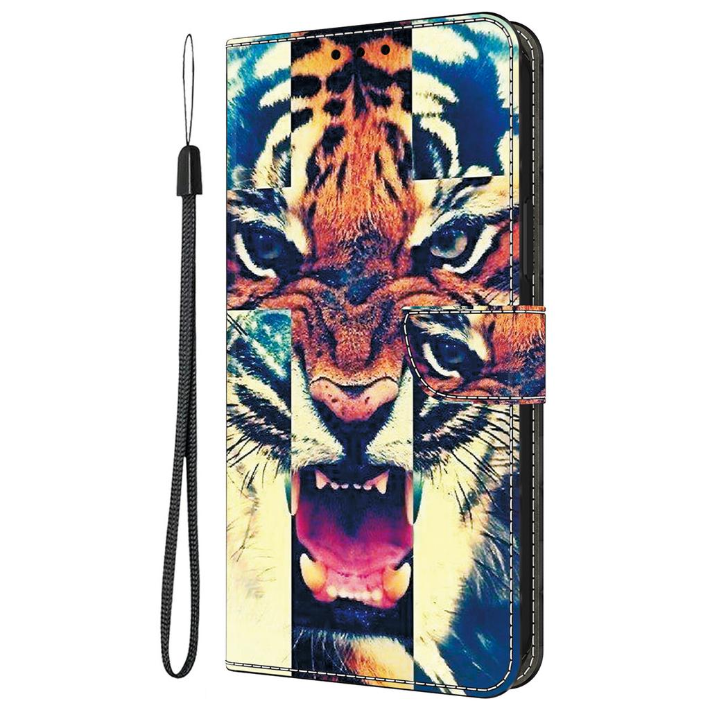 For Samsung Galaxy A16 5G/4G Leather Case Pattern Printing Wallet Stand Anti Drop Phone Cover
