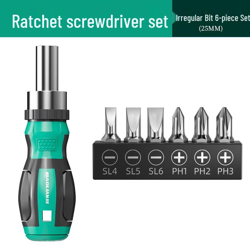 Industrial Grade Magnetic Slotted & Phillips Screwdriver Set with Short Handle