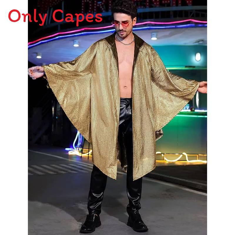 Halloween Hip Hop Flitrovaný Plášť Kostým Pro Scénické Vystoupení Párty
