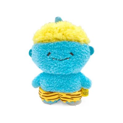 Sunlemon Fuwafuwa Tatton Plush Toy Blue 11x6x15cm Cute Oni for Setsubun Winter Bean-Throwing