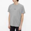 STONE ISLAND T-shirt Girocollo Manica Corta Logo Bussola Ss21 Uomo T-shirt Grigio 74152NS85-V0M64