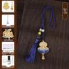 Gold Foil Inlay Gourd Pendant DIY Kit – Chinese Tassel Ornament for Dragon Boat Festival