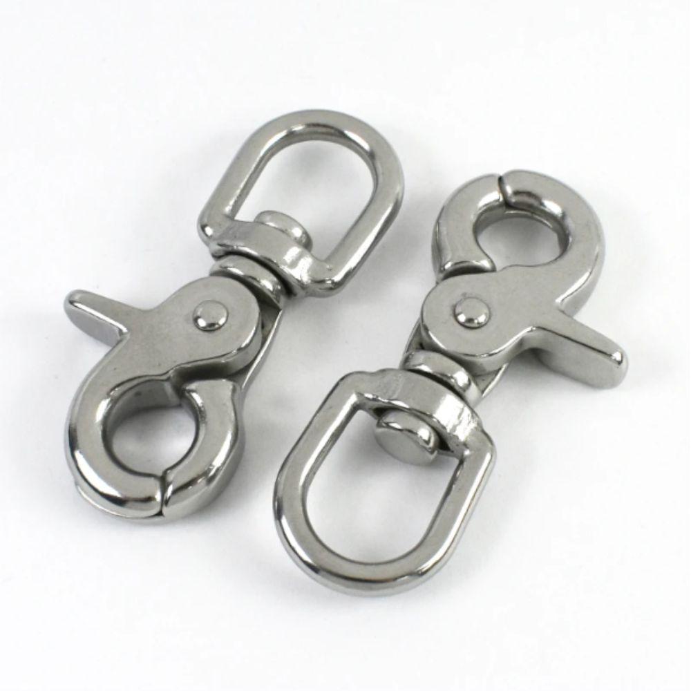 Electroplated Zinc Zinc Alloy Snap Hooks Zinc Zinc Zinc Alloy Material Spring Buckle Backpack Buckle Paracord Lanyard