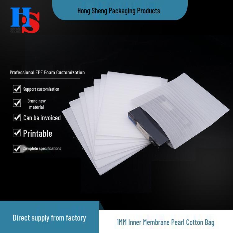 

Пакет из белого пенополиэтилена толщиной 1 мм: Влагозащитная, ударопрочная упаковка из жемчужного хлопка для фурнитуры Customizable