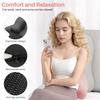 Ergonomic Memory Foam Wedge Pillow for Adults, Back Neck Shoulder Pain Relief, Adjustable Headboard Support Bed Pillow