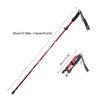 Trekking Pole, Collapsible Hiking Trekking Stick for W/ Quick Lock Aluminum Alloy EVA Grip Handle for Mountaineering Cam
