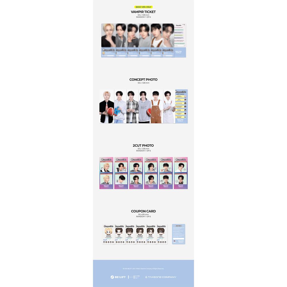 ENHYPEN - [ENHYPEN WORLD Coupon Card Collection] CAMPUS LIFE BASIC ver.