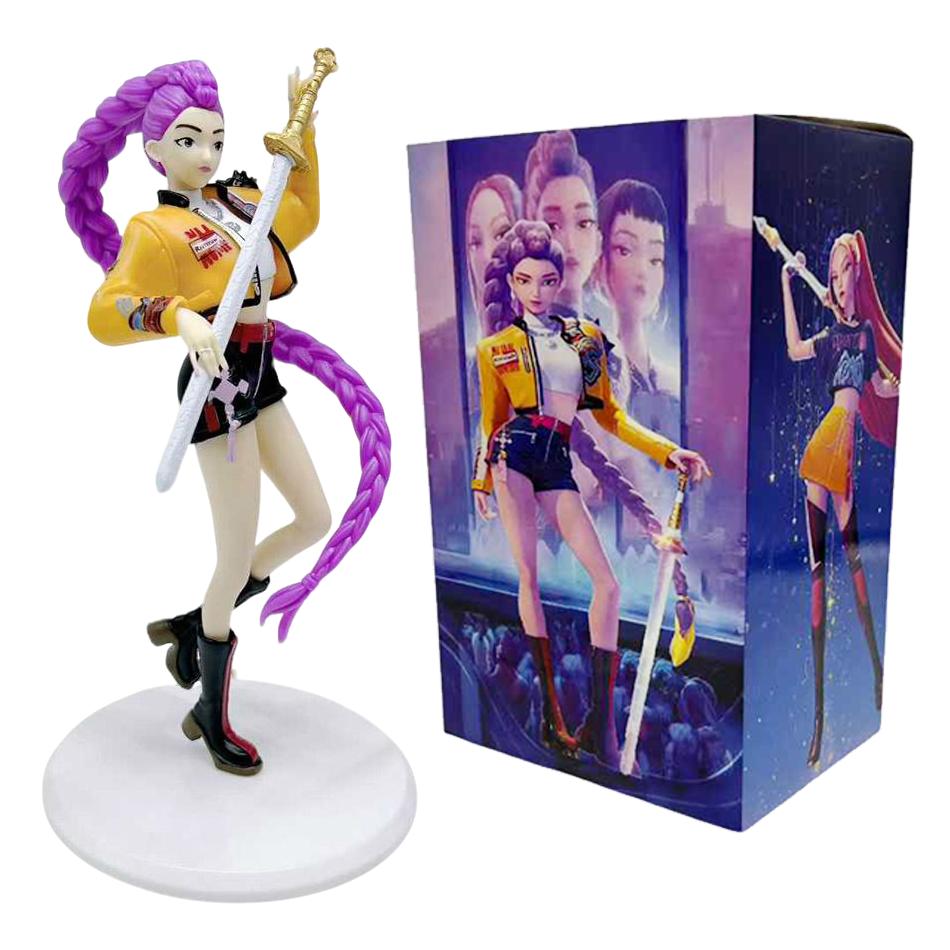 Best- Kpop Anime Girl Group Action Figures 3pcs Standing Style Cute Desk Decor Game Collectibles Perfect Gift for Fans