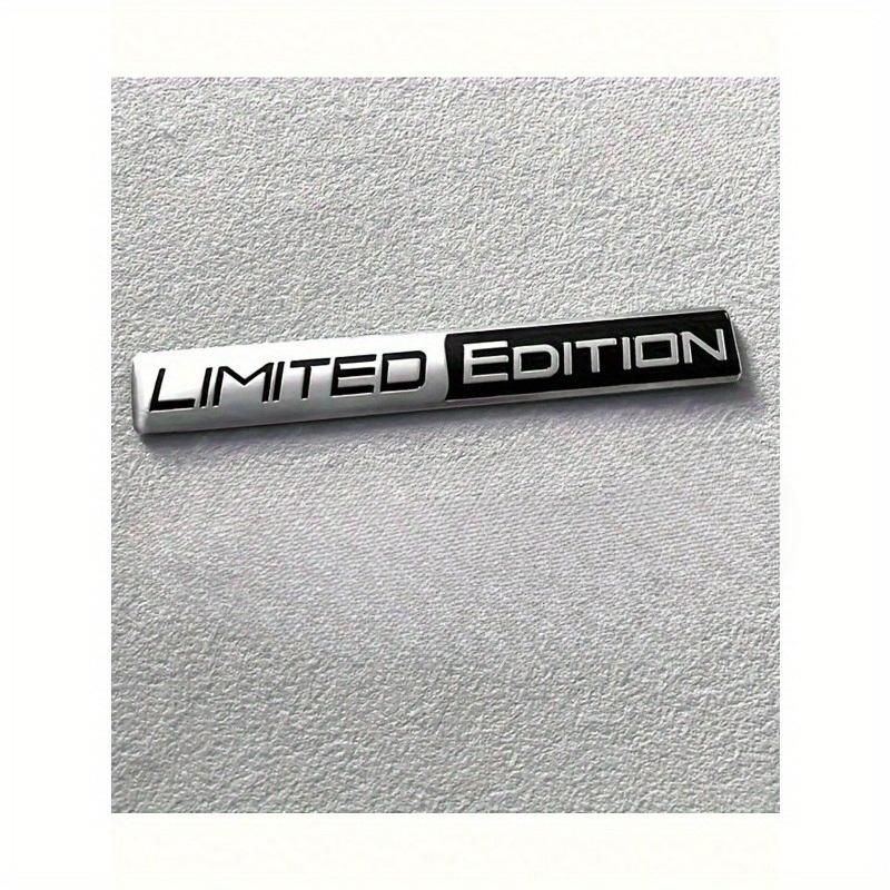 

2pcs Limited Edition Metal Badges, Racing Sport Patches, Car Decor Stickers Silver-2Pcs разноцветный