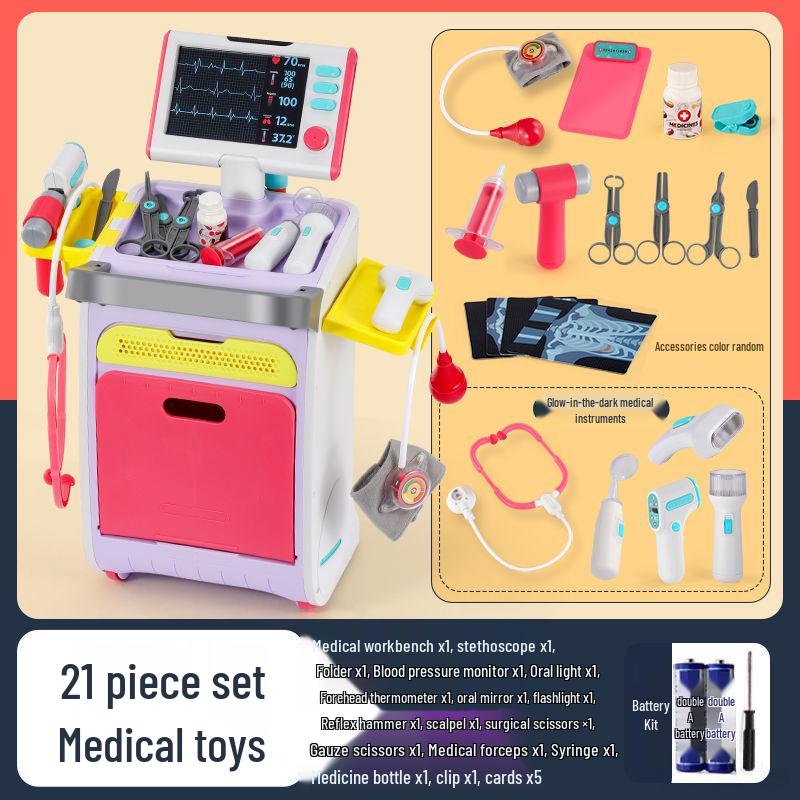 Kids' Doctor & Nurse Playset - Dollhouse Medical Kit for Kindergarten