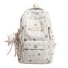 Schoolbag new Korean version fresh schoolbag Japanese princess cute star printed backpack junior high school class backpack