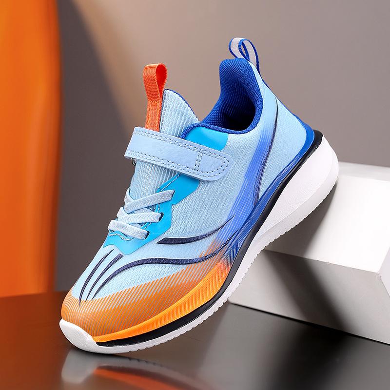 Children's lightweight running shoes 2025 autumn new models Zhongda boys mesh breathable soft sole leisure sports classmates