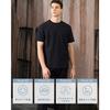 [Kayiyas] T-Shirt Men's Short Sleeve Thick Fabric Plain White L