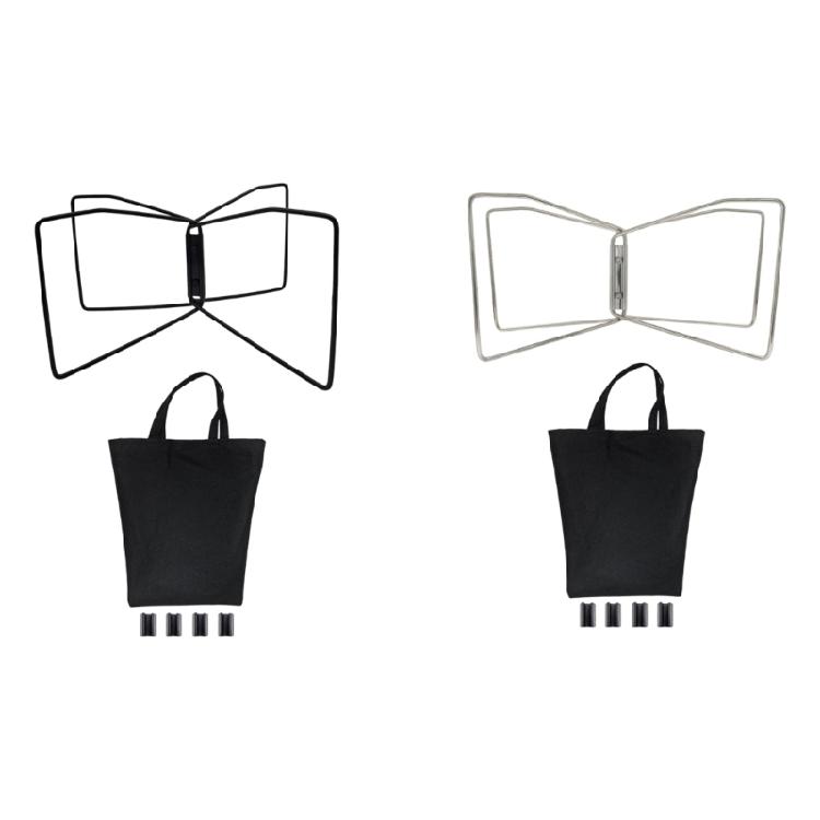 Camping Gear Stabilizers Base for Case Stainless Steel Construction Folding Design Includes Nonslip Pad Travel Friendly