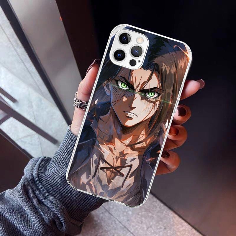 A-Attack on T-Titan Eren Yeager Phone Case For iPhone 17 Air 16 15 Pro Max 14 Plus 13 Mini 12 11 Cover 7 8 SE Silicone Shell Pri