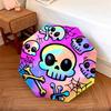 1 PC Automatic Folding Umbrella - Colorful Skulls Pattern, Portable & Foldable Design with 8 Ribs, Christmas Birthday Gifts