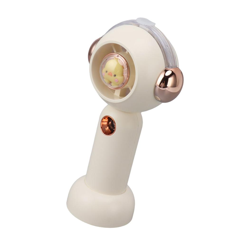 Lovely Handheld Misting Fan with Atomization Function USB Rechargeable Small Pocket Mist Fan 500mAh