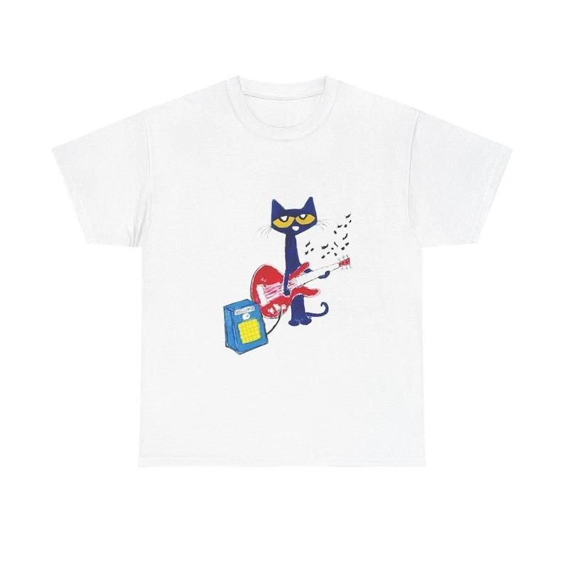 Pete the Cat Guitar Unisex Tee | Music Lover Gift XXXL
