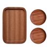 Hot Solid Wood Serving Tray Oval Tea Tray Decorative Wood Plate Fruit Tray Vegetable Platter Home Bread Dessert Cake Plate Table