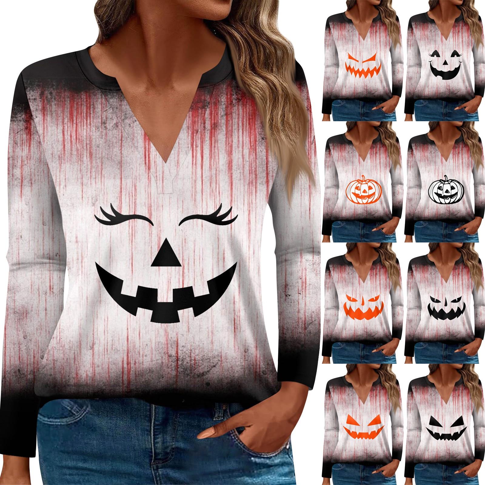 

Жен. Футболка Футболка С принтом Пуговицы Длинный рукав Повседневные Выходные Мода Классический V-образный вырез Обычный Топ XXXL белый