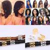 80Pcs Hair Jewelry Rings Clips Aluminum Dread Locks Adjustable Metal Cuffs Beads Braiding Hair Decorations