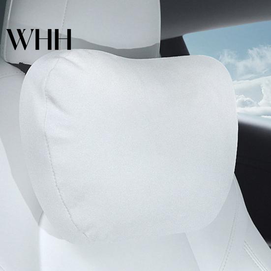 Special Car Headrest Design Seat Pillow Neck Support Cushion with Invisible Strap Breathable Wear Resistant Easy to Install for Tesla Model 3/Y Auto