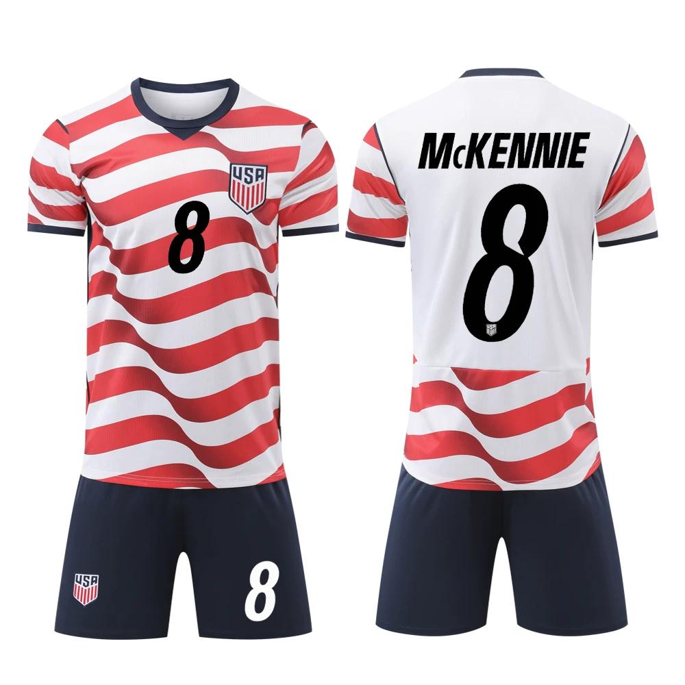2026 USA Heimfußballtrikot Set Nr. 8