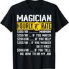 Dinge, die ich in meiner Freizeit mache Kartentricks Poker Zauberer T-Shirts Herren Streetwear T-Shirt Kurzarm Unisex Lockere Kleidung