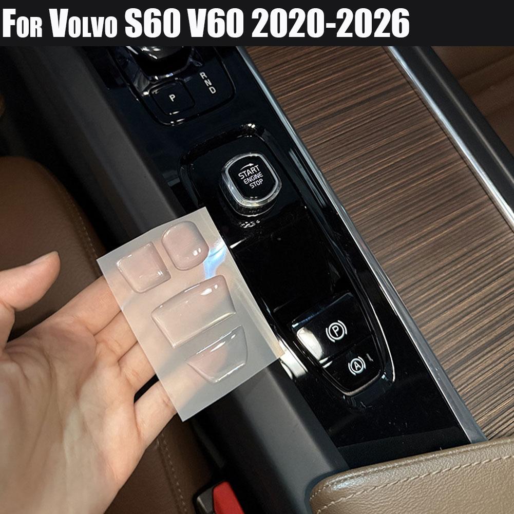 

Car Central Control Gear Glue Drop Button Sticker for Volvo XC60 XC90 S90 V90 S60 V60 Interior Decoration Accessories