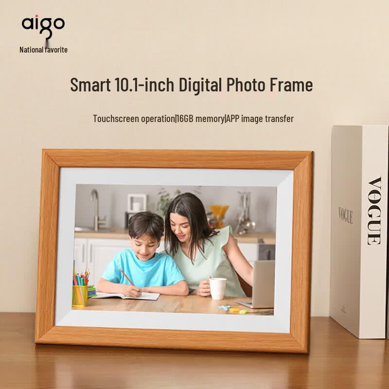 aigo DP10PRO 10.1-inch WiFi Smart Digital Photo Frame CN plug (adapter included)