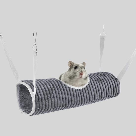 Yousheng Hamster Hängematte Atmungsaktiv Bequem Warm Hamster Hängender Tunnel für den Winter
