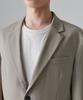 Musinsa Standard Summer Wool Relaxed Basic Blazer [Light Beige]