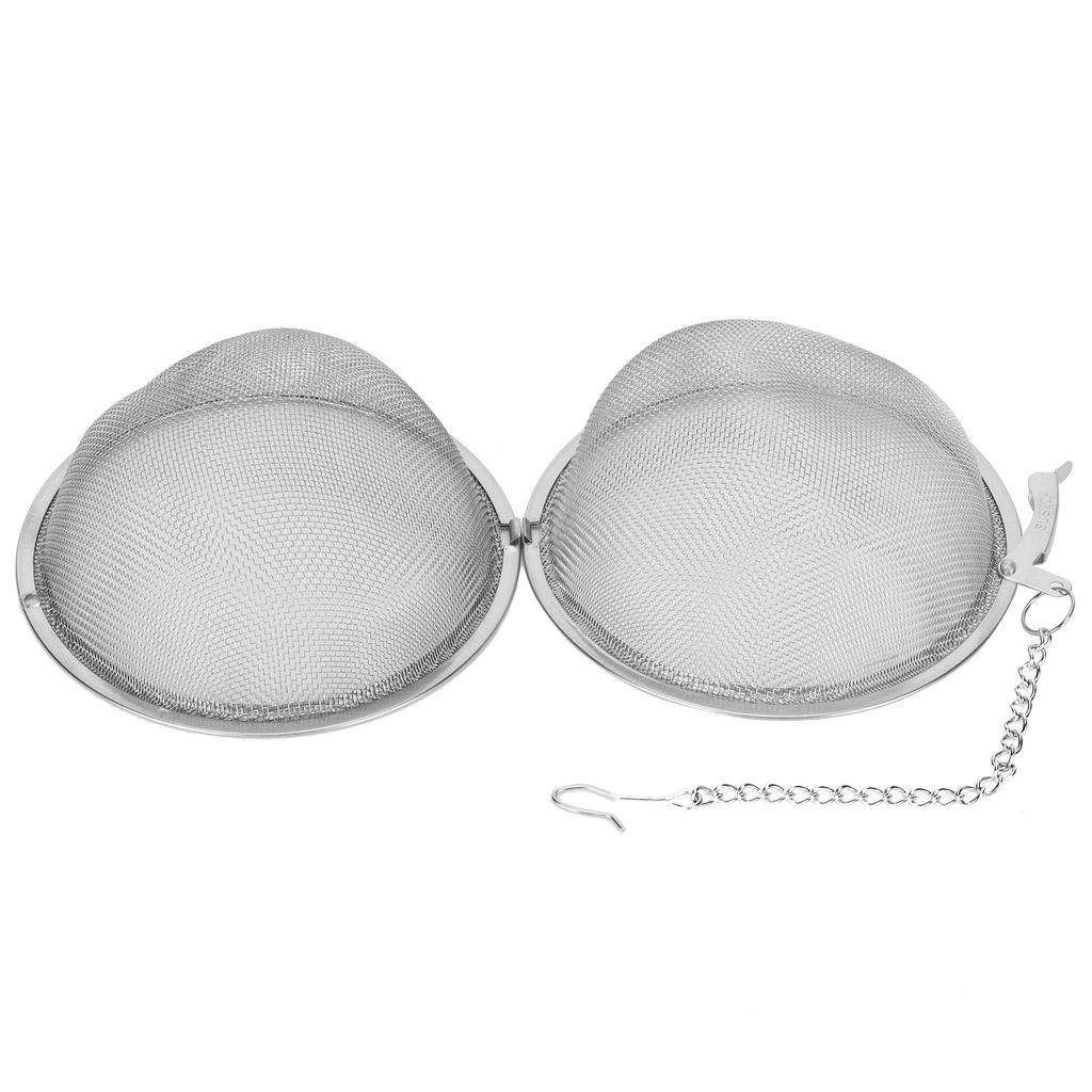 Stainless Steel Tea Strainer Infuser Portable Tea Leaf Spice Mesh Ball Filter Kitchen ToolL