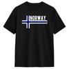 Norwegen Flagge Used Nordic Rot Weiß Blau Symbol T-Shirts für Herren Baumwolle Freizeit-T-Shirts Rundhals T-Shirt Kurzarm Kleidung